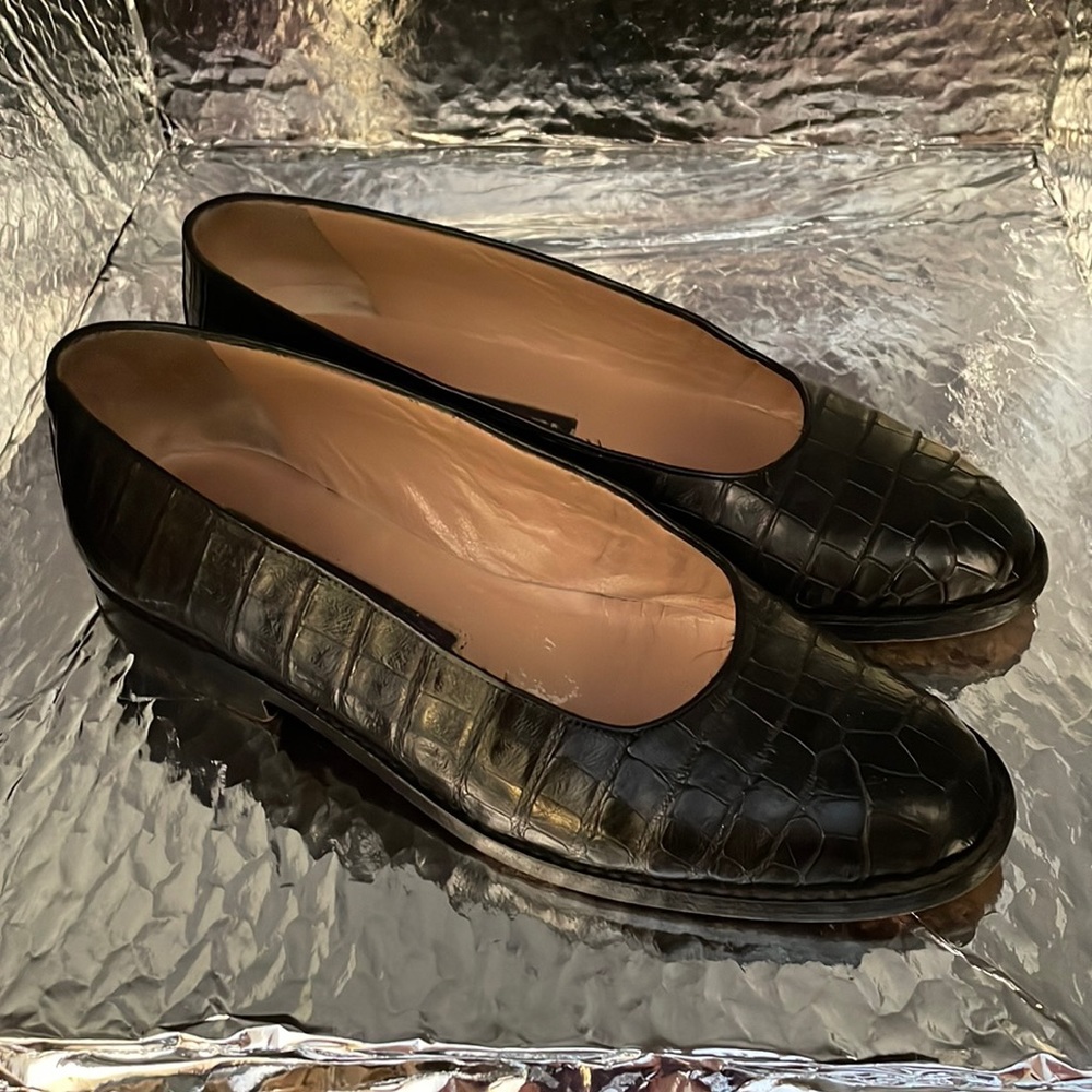 Mais Frizon Vintage Genuine Croco shoes